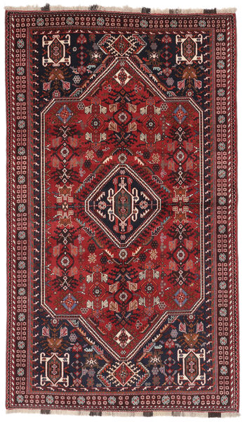  Ghashghai Teppe 160X276 Ekte Orientalsk Håndknyttet Mørk Brun/Svart (Ull, Persia/Iran)