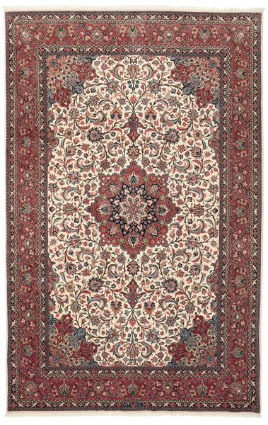  Sarough Sherkat Farsh Teppe 198X310 Ekte Orientalsk Håndknyttet Mørk Brun/Svart (Ull/Silke, Persia/Iran)