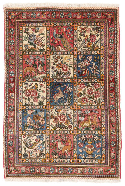  Bakhtiar Collectible Teppe 104X157 Ekte Orientalsk Håndknyttet Mørk Brun/Beige (Ull, Persia/Iran)
