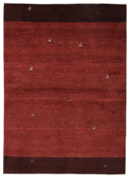 Gabbeh Persia Teppe 166X231 Ekte Moderne Håndknyttet Svart/Mørk Rød (Ull, Persia/Iran)