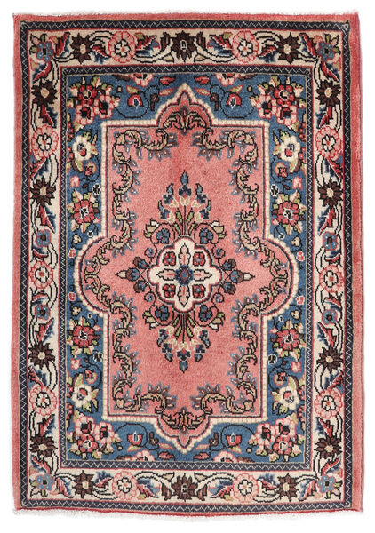  Sarough Teppe 67X96 Ekte Orientalsk Håndknyttet Svart/Mørk Rød (Ull, Persia/Iran)