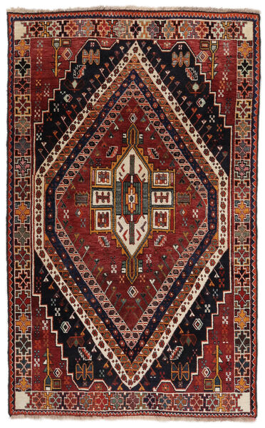  Persisk Ghashghai Fine Teppe Teppe 103X168 Svart/Mørk Rød (Ull, Persia/Iran)