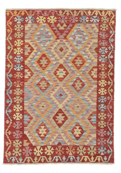  Kelim Afghan Old Style Teppe 107X152 Ekte Orientalsk Håndvevd Brun/Mørk Brun (Ull, Afghanistan)