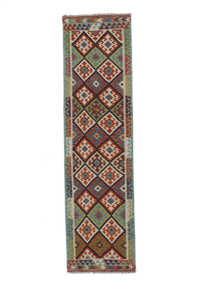  Kelim Afghan Old Style Teppe 80X299 Ekte Orientalsk Håndvevd Teppeløpere (Ull, Afghanistan)