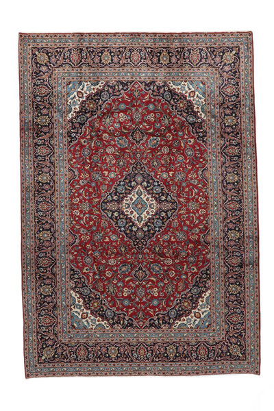  Keshan Teppe 248X360 Ekte Orientalsk Håndknyttet Svart/Mørk Brun (Ull, Persia/Iran)