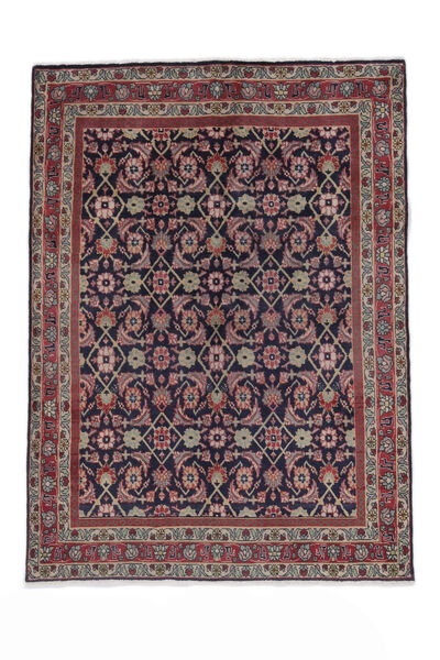  Tabriz Teppe 123X168 Ekte Orientalsk Håndknyttet Svart/Mørk Rød (Ull, )