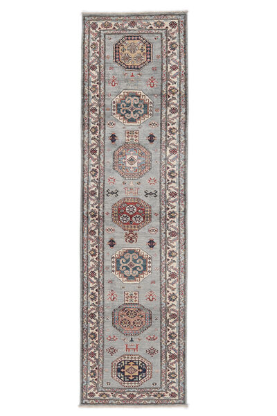  Kazak Ariana Teppe 79X293 Ekte Orientalsk Håndknyttet Teppeløpere Brun, Grå (Ull, Afghanistan)