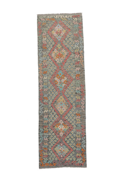  Kelim Afghan Old Style Teppe 91X305 Ekte Orientalsk Håndvevd Teppeløpere (Ull, Afghanistan)