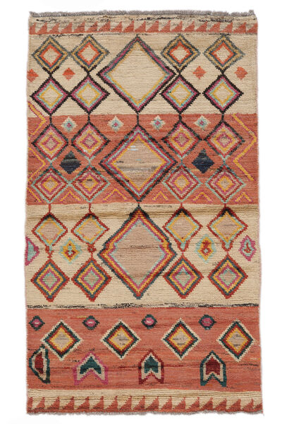  Moroccan Berber - Afghanistan Teppe 83X145 Ekte Moderne Håndknyttet Rød/Brun (Ull, Afghanistan)