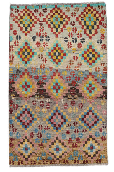  Moroccan Berber - Afghanistan Teppe 87X144 Ekte Moderne Håndknyttet Mørk Brun (Ull, Afghanistan)