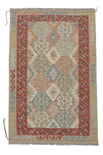  Kelim Afghan Old Style Teppe 118X179 Ekte Orientalsk Håndvevd Mørk Brun/Brun (Ull, Afghanistan)