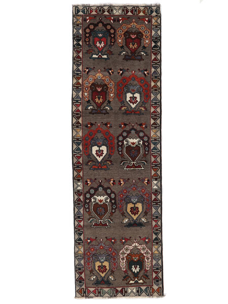  Ghashghai Teppe 91X303 Ekte Orientalsk Håndknyttet Teppeløpere Svart (Ull, Persia/Iran)