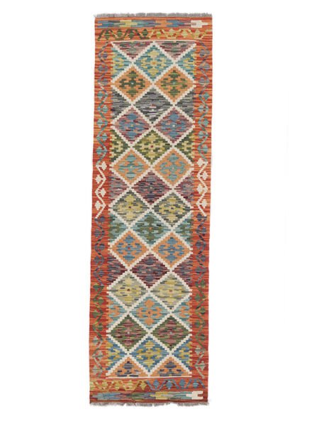  Kelim Afghan Old Style Teppe 62X203 Ekte Orientalsk Håndvevd Teppeløpere (Ull, Afghanistan)