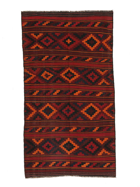  Afghan Vintage Kelim Teppe 153X280 Ekte Orientalsk Håndvevd Svart/Mørk Rød (Ull, )