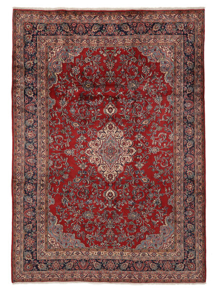 Hamadan Shahrbaf Teppe 215X300 Ekte Orientalsk Håndknyttet Mørk Rød/Svart (Ull, )