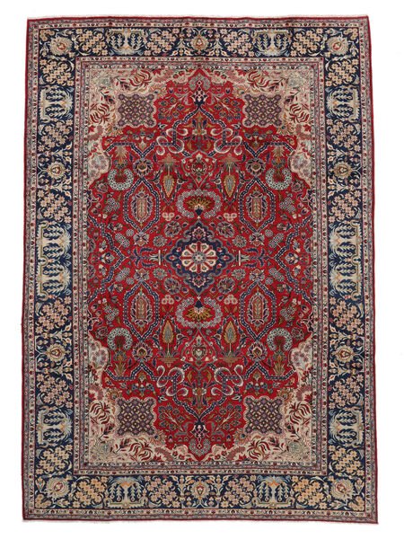  Najafabad Teppe 270X390 Ekte Orientalsk Håndknyttet Brun, Mørk Rød Stort (Ull, Persia/Iran)