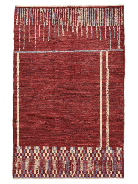  Moroccan Berber - Afghanistan Teppe 118X182 Ekte Moderne Håndknyttet Mørk Rød/Brun (Ull, )