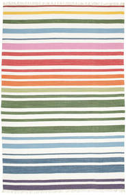 Kjøkken Teppe Rainbow Stripe 200X300 Bomull Moderne Stripet Flerfarget 