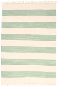 Kjøkken Teppe Cotton Stripe 160X230 Bomull Moderne Stripet Mintgrønn 