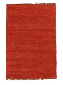  Handloom Fringes - Rust/Rød Teppe 100X160 Moderne Mørk Rød (Ull, India)