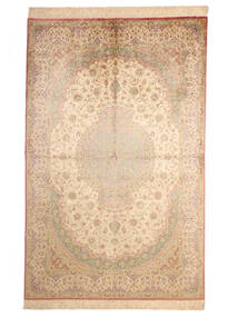 Ghom Silke Signert:ghom Mosavi Teppe 128X200 Ekte Orientalsk Håndknyttet Mørk Brun/Brun (Silke, Persia/Iran)