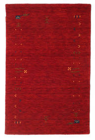 Gabbeh Loom Frame 100X160 Lite Rød Ullteppe Teppe 