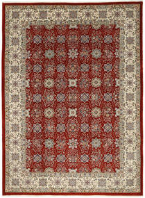  Orientalsk Ilam Sherkat Farsh Silke Teppe Teppe 250X348 Brun/Beige Stort ( Persia/Iran)