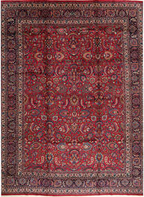  Rashad Signert: Ghazi Khan Teppe 365X470 Ekte Orientalsk Håndknyttet Mørk Rød/Mørk Brun Stort (Ull, Persia/Iran)