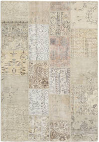  138X202 Patchwork Teppe Teppe Beige/Lysegrå Tyrkia 