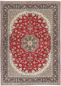  300X417 Medaljong- Stort Isfahan Silkerenning Teppe 