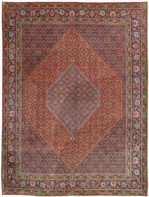  Bidjar Teppe 300X407 Ekte Orientalsk Håndknyttet Mørk Rød/Mørk Brun Stort (Ull, Persia/Iran)