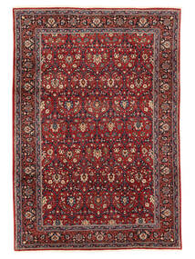  Varamin Teppe 209X308 Ekte Orientalsk Håndknyttet Mørk Rød/Mørk Lilla (Ull, Persia/Iran)