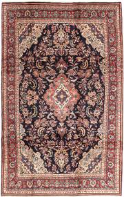  Hamadan Shahrbaf Teppe 200X315 Ekte Orientalsk Håndknyttet Mørk Rød/Brun (Ull, Persia/Iran)