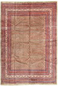  Sarough Mir Teppe 215X315 Ekte Orientalsk Håndknyttet Mørk Rød/Beige (Ull, Persia/Iran)