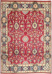  Kerman Teppe 208X296 Ekte Orientalsk Håndknyttet Rød/Mørk Grå (Ull, Persia/Iran)