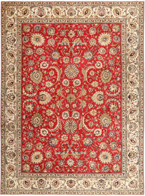  Tabriz Patina Teppe 335X454 Ekte Orientalsk Håndknyttet Lysbrun/Rust Stort (Ull, Persia/Iran)