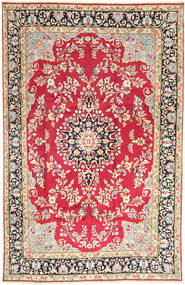  Kerman Teppe 198X310 Ekte Orientalsk Håndknyttet Rust/Beige (Ull, Persia/Iran)