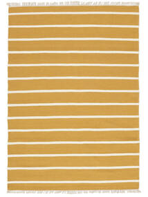  Dorri Stripe - Mustard Yellow Teppe 160X230 Ekte Moderne Håndvevd Gul/Lysbrun (Ull, India)