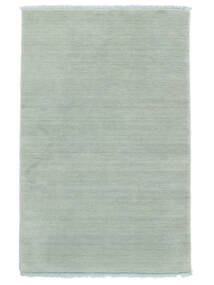 Handloom Fringes - Is Blå Teppe 100X160 Moderne Mørk Grønn/Mørk Grå (Ull, India)