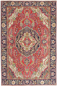  Tabriz Patina Teppe 190X290 Ekte Orientalsk Håndknyttet Brun/Beige (Ull, Persia/Iran)