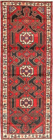  Hamadan Teppe 113X315 Ekte Orientalsk Håndknyttet Teppeløpere Mørk Rød/Mørk Grå (Ull, Persia/Iran)