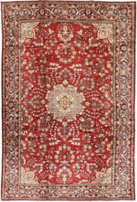  Hamadan Teppe 200X300 Ekte Orientalsk Håndknyttet Mørk Rød/Mørk Brun/Rust (Ull, Persia/Iran)