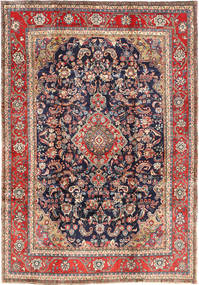  Hamadan Shahrbaf Teppe 203X300 Ekte Orientalsk Håndknyttet Mørk Rød/Svart (Ull, Persia/Iran)