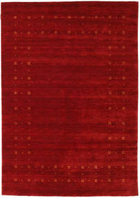  160X230 Ensfarget Loribaf Loom Fine Delta Teppe - Rød 