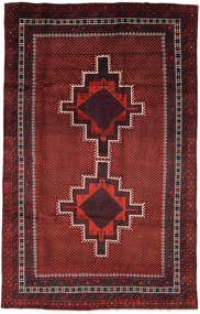  Ghashghai Teppe 182X285 Ekte Orientalsk Håndknyttet Mørk Rød/Mørk Brun (Ull, Persia/Iran)