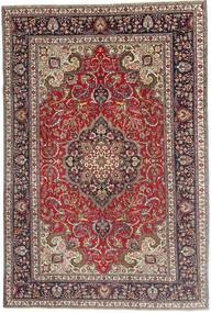  Tabriz Patina Teppe 200X305 Ekte Orientalsk Håndknyttet Mørk Rød/Mørk Brun (Ull, Persia/Iran)