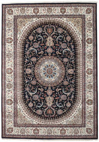  Nain Indisk Teppe 252X355 Ekte Orientalsk Håndknyttet Lys Grå/Mørk Blå Stort ( India)