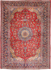  Najafabad Teppe 297X428 Ekte Orientalsk Håndknyttet Mørk Rød/Rust Stort (Ull, Persia/Iran)
