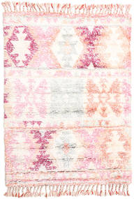  Märta - Pink Teppe 120X180 Ekte Moderne Håndknyttet Beige/Lyserosa (Ull, India)