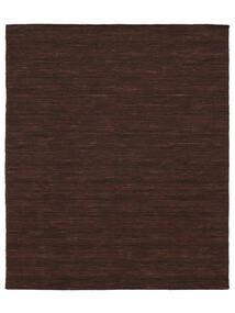  Kelim Loom - Mørkebrun Teppe 250X300 Ekte Moderne Håndvevd Mørkebrun Stort (Ull, India)